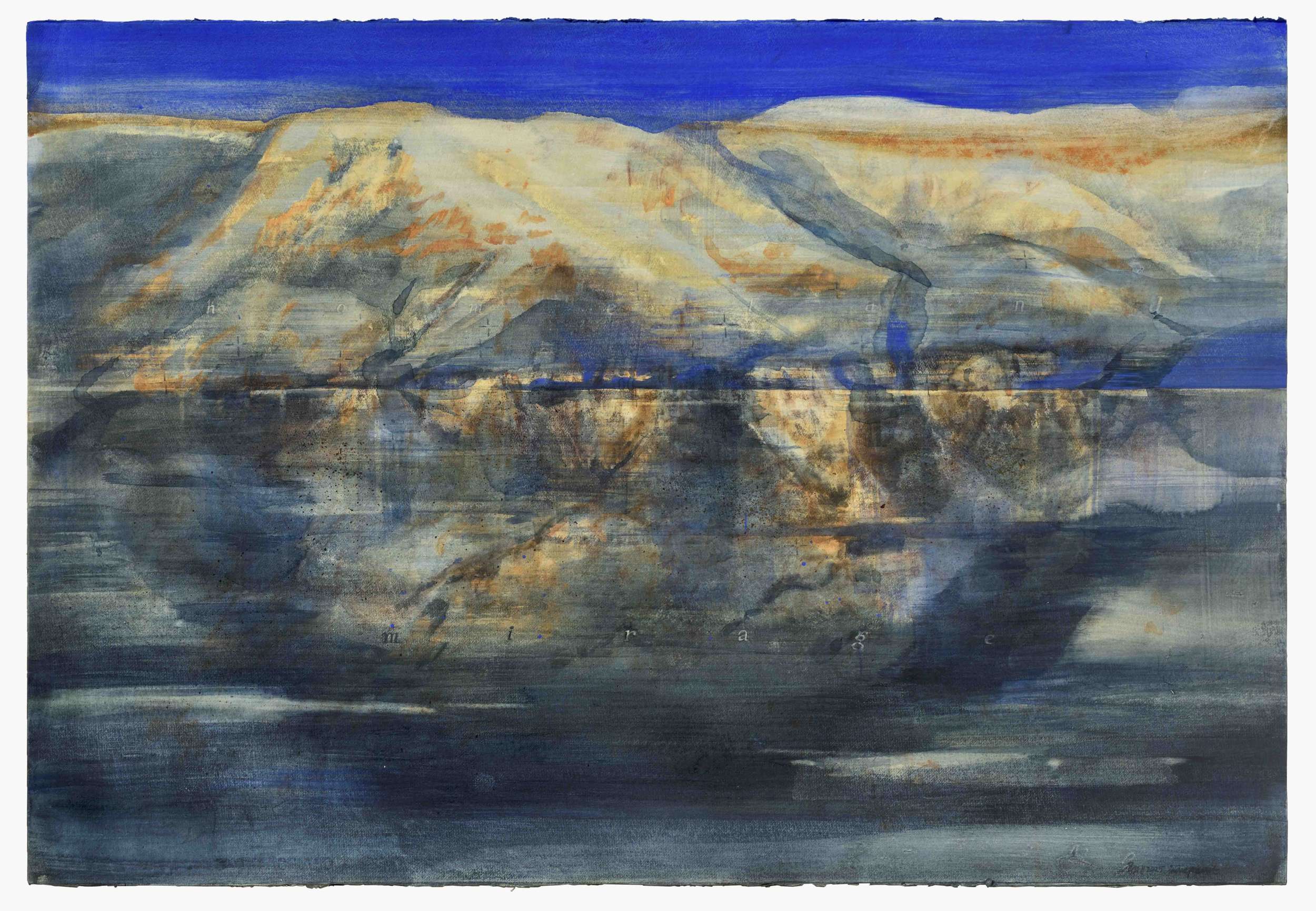 Still and still moving, the river flows, 9