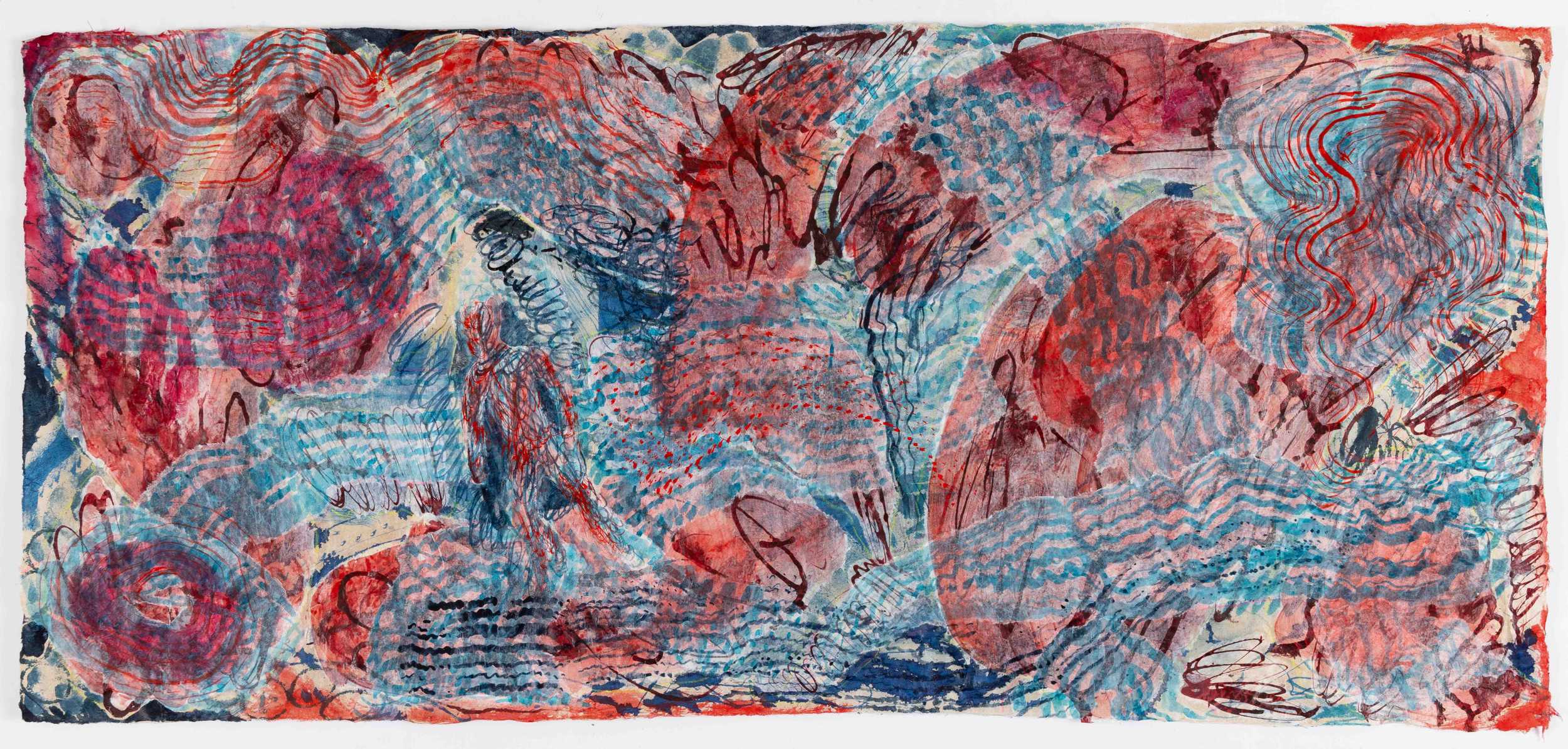 Still and still moving, the river flows, 7