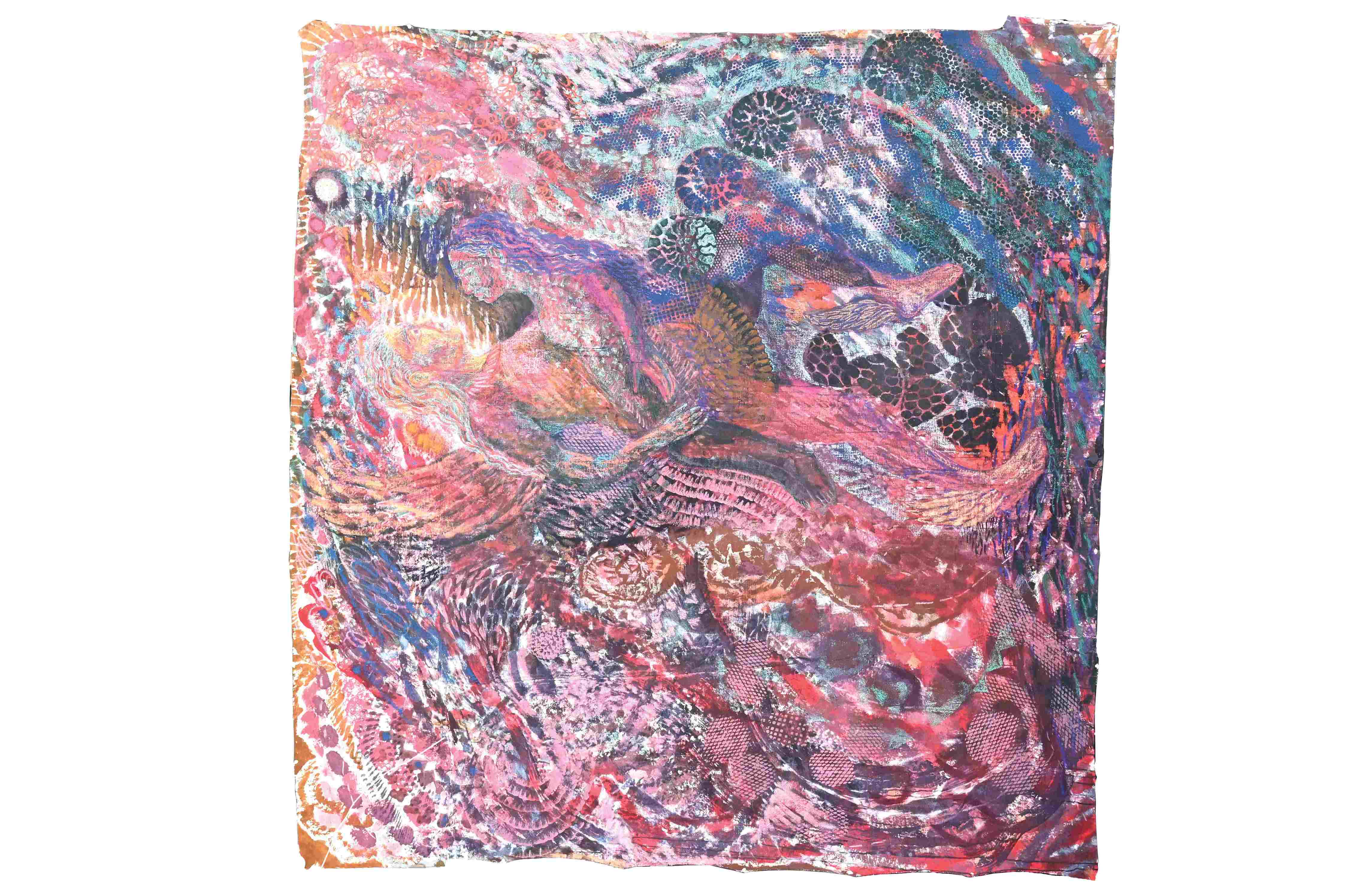 Still and still moving, the river flows, 1